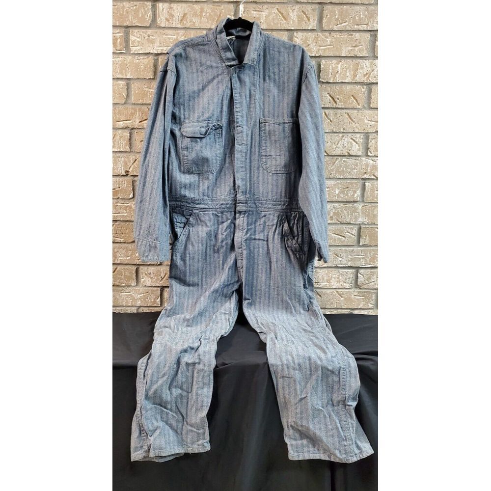 Sears and Roebuck Vintage Coveralls Men 44R Jason Voorhees Mechanic Work Prop‎